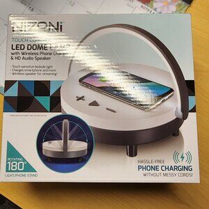 LED Dome Wireless charger w/Speaker